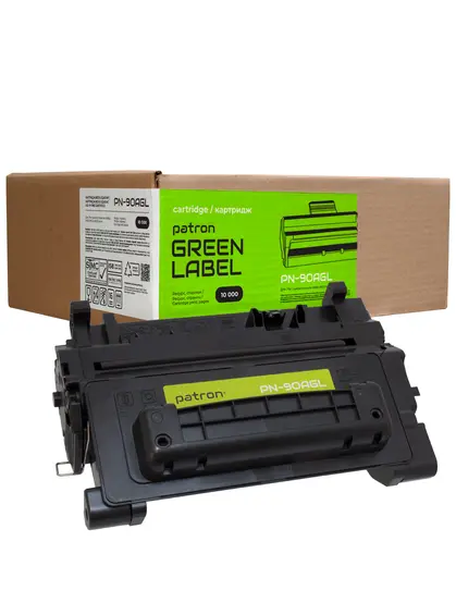 Картридж сумісний HP 90A (CE390A) Green Label Patron (PN-90AGL) Картридж сумісний HP 90A (CE390A) Green Label Patron (PN-90AGL)